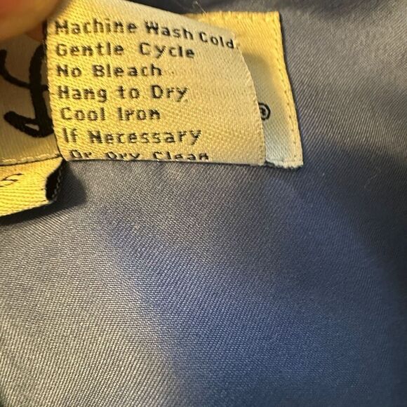 Lilly Pulitzer periwinkle snap front quilted jacket - size s - Picture 6 of 7